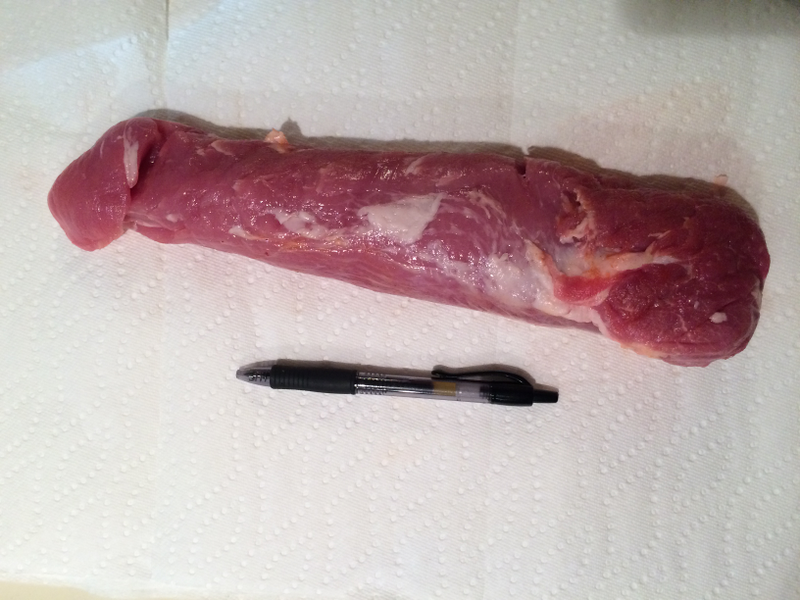 Illustration for article titled Does This Pork Tenderloin Look Like A Dong Or What? (Yes)